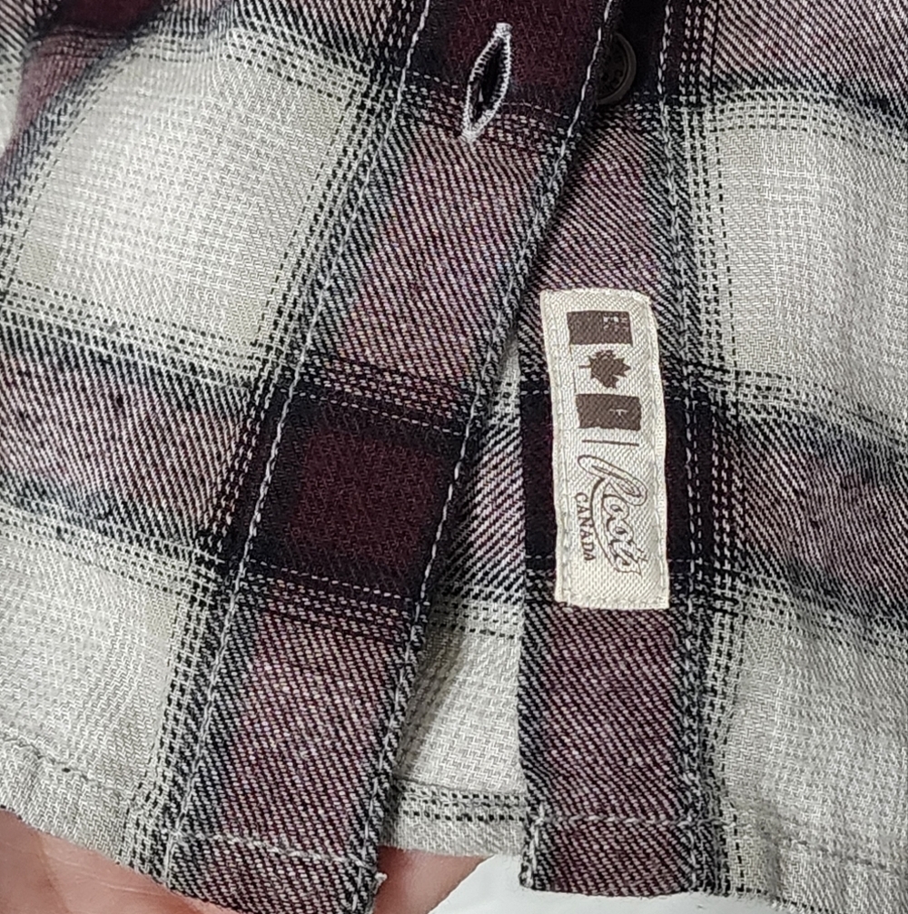 Roots Park Plaid Relaxed Button Down Shirt - Picture 4 of 7